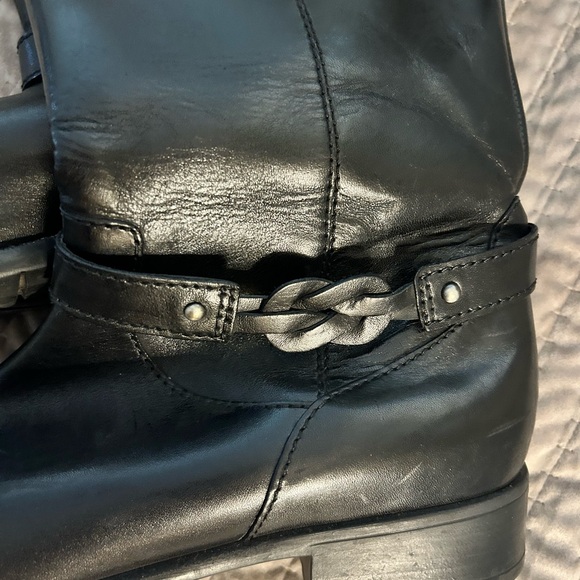Clarks Black leather riding boots - Picture 10 of 10